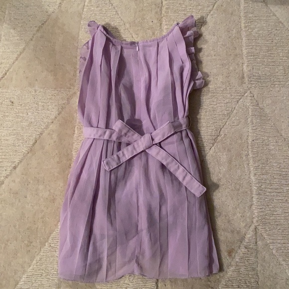 Pleated Lavender Dress Girls Size 3/4 - Picture 3 of 6
